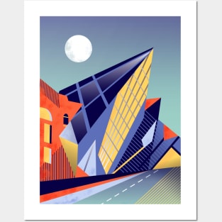 Art Deco Building by Cindy Rose Studio Posters and Art